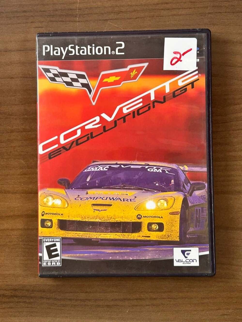 Corvette Evolution GT Sony PlayStation 2 PS2 NTSC-U/C With Case & Manual
